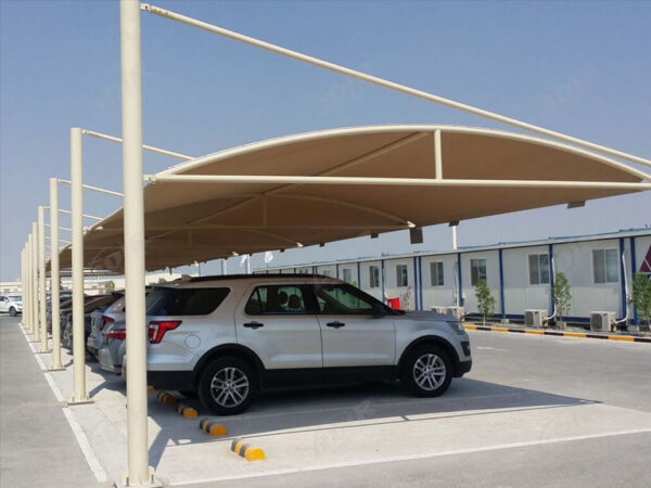 Arch Cantilever Car Parking Shades - Image 4