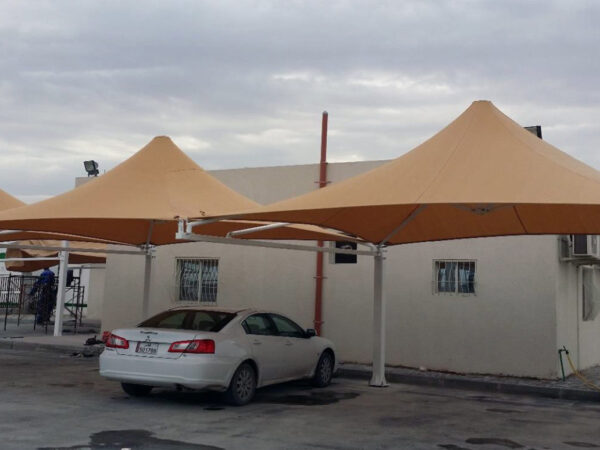 Down Support Cantilever Car Parking Shades - Image 2