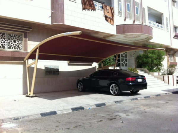 Arch Cantilever Car Parking Shades - Image 3