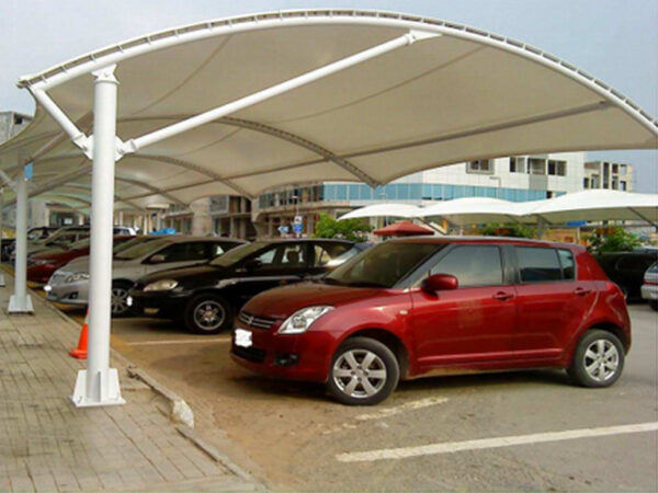 Arch Cantilever Car Parking Shades - Image 2