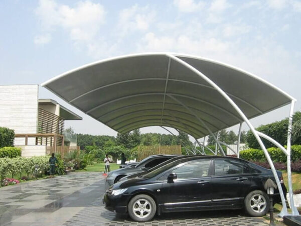 Arch Cantilever Car Parking Shades